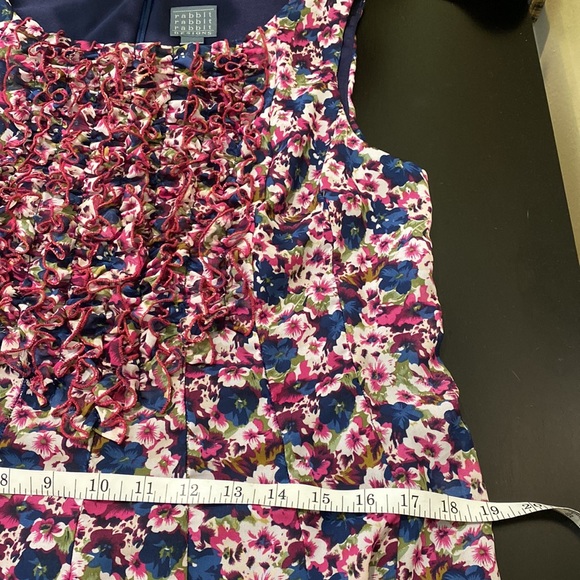 Rabbit Rabbit Rabbit Designs Floral Sleeveless Dress, Size 12 - Picture 5 of 8